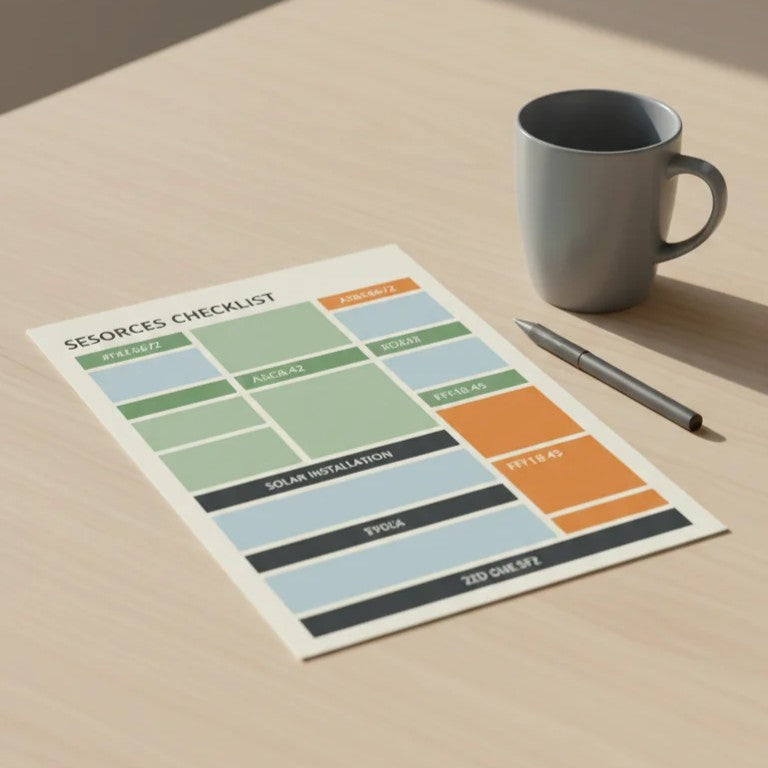 Free Residential Solar PV Pre-Enquiry Checklist